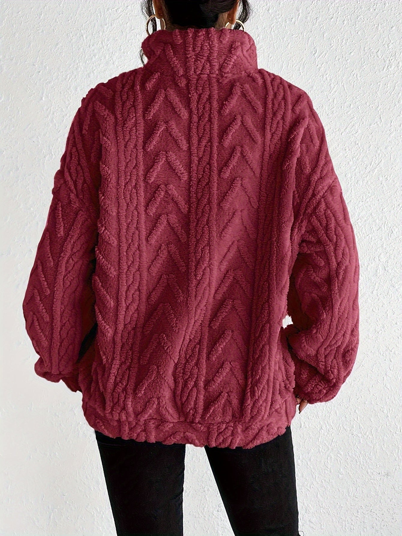 Viorica| Pulover Elegant din Fleece