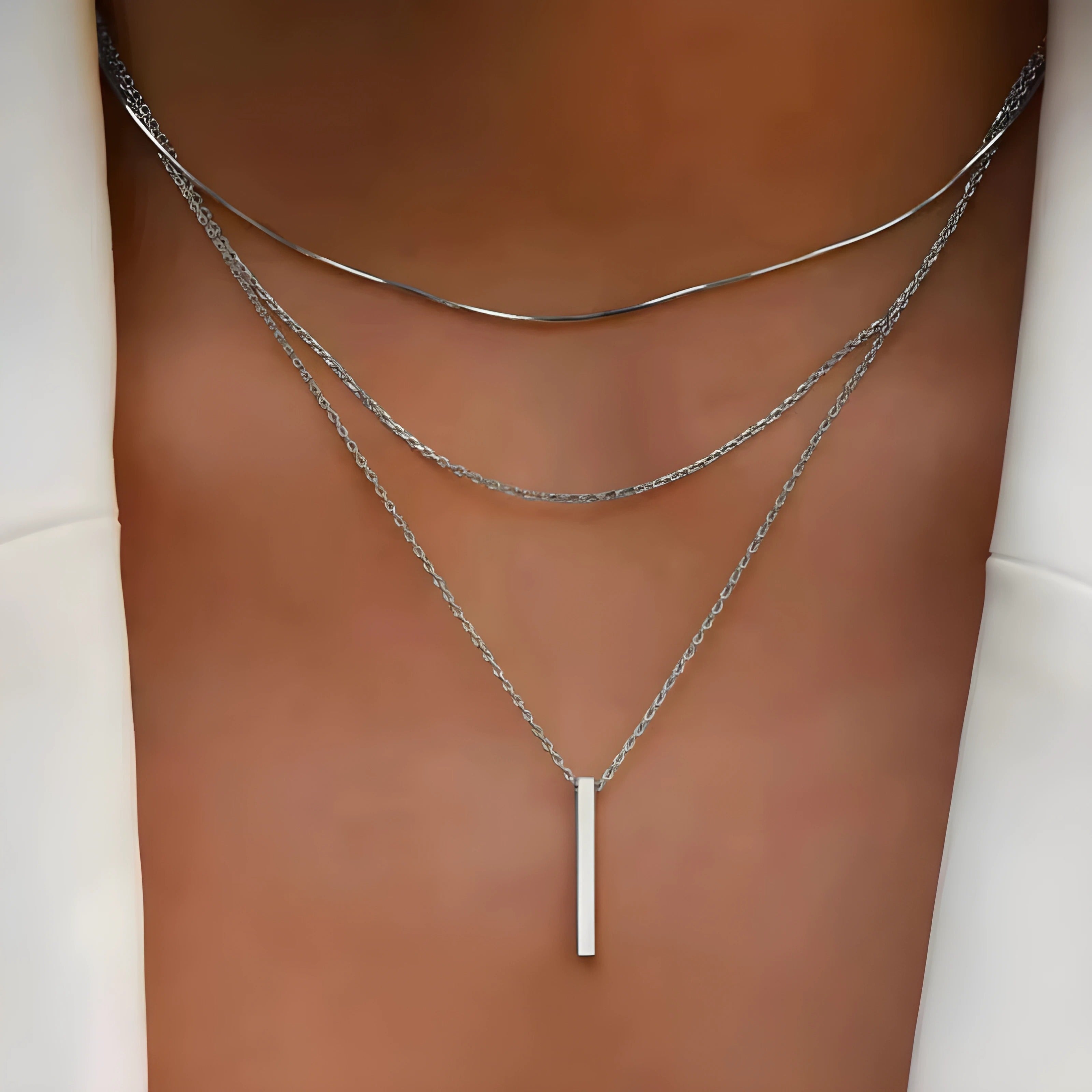 Thaïs – Colier stratificat minimalist