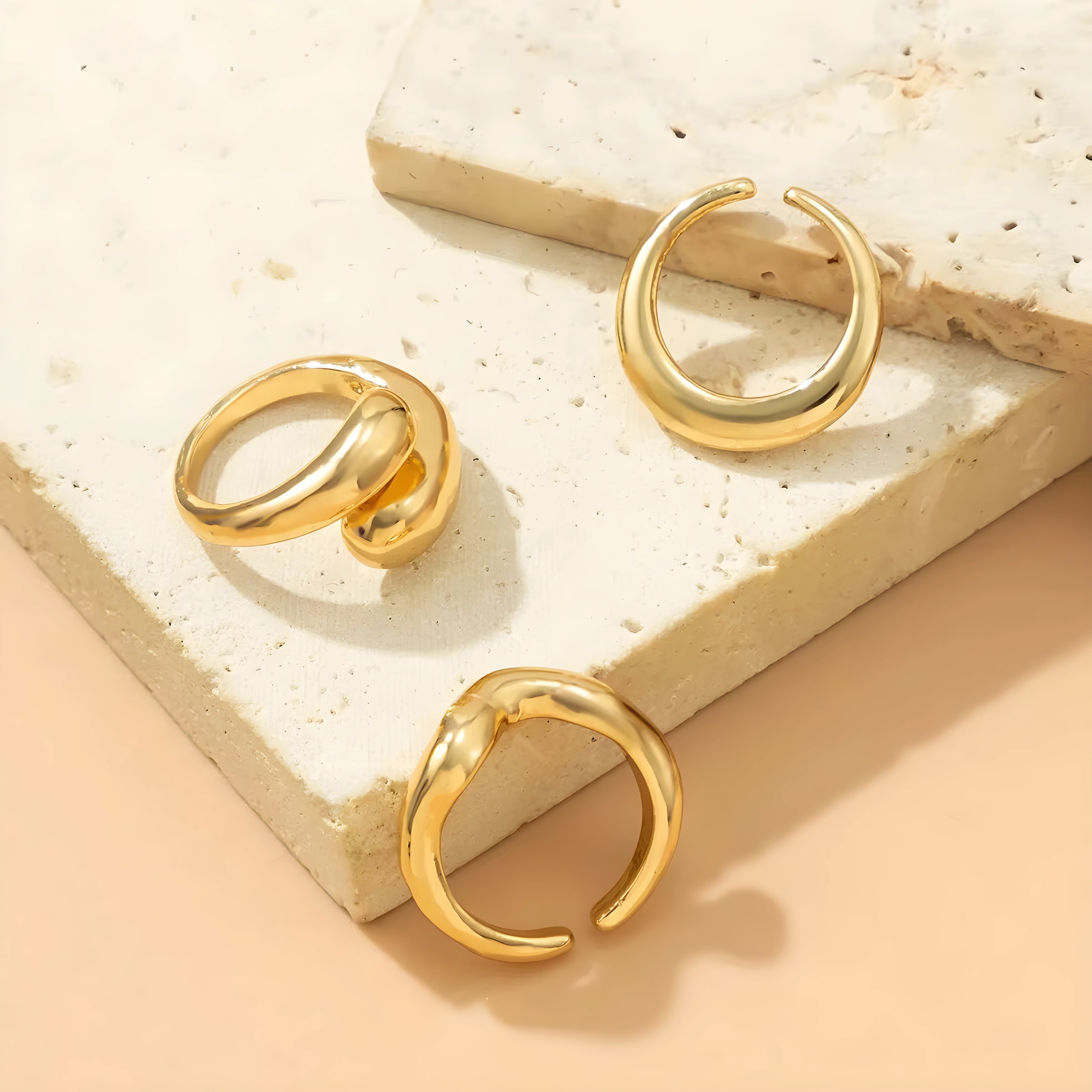 Lison – Set de inele delicate (3 bucăți)