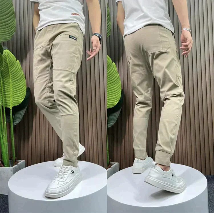 Matei | Jeans cargo elastici