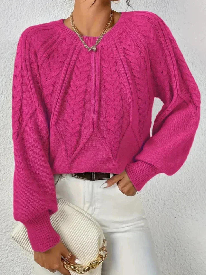 Camelia| Pulover Chic Tricotat