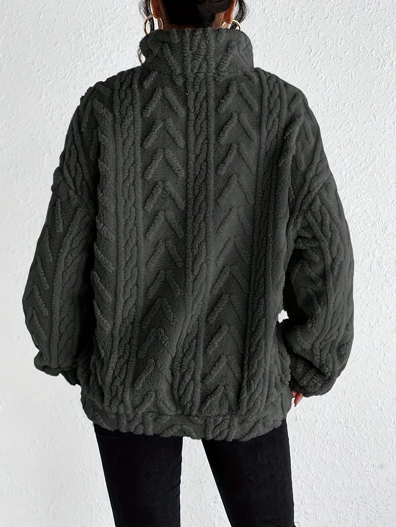 Viorica| Pulover Elegant din Fleece