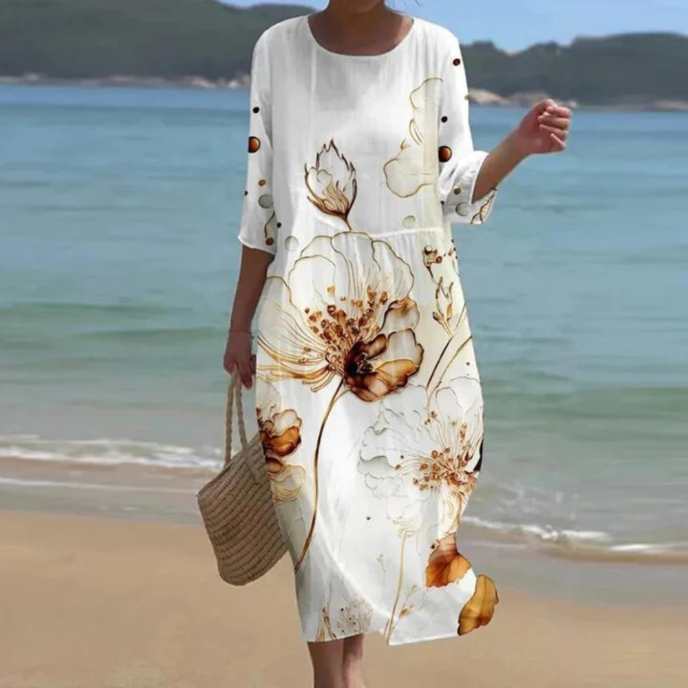 Vilma | Rochie care ascunde burtica și evidențiază eleganța