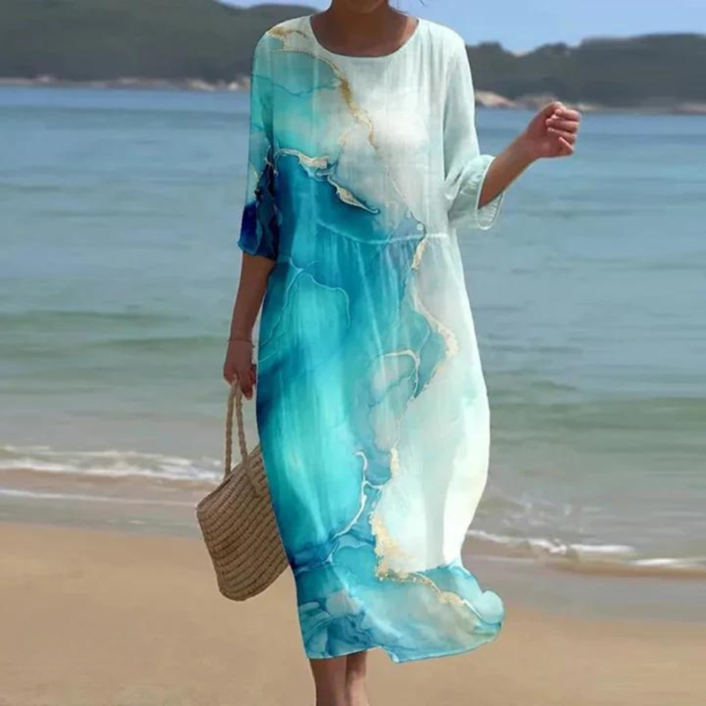Vilma | Rochie care ascunde burtica și evidențiază eleganța