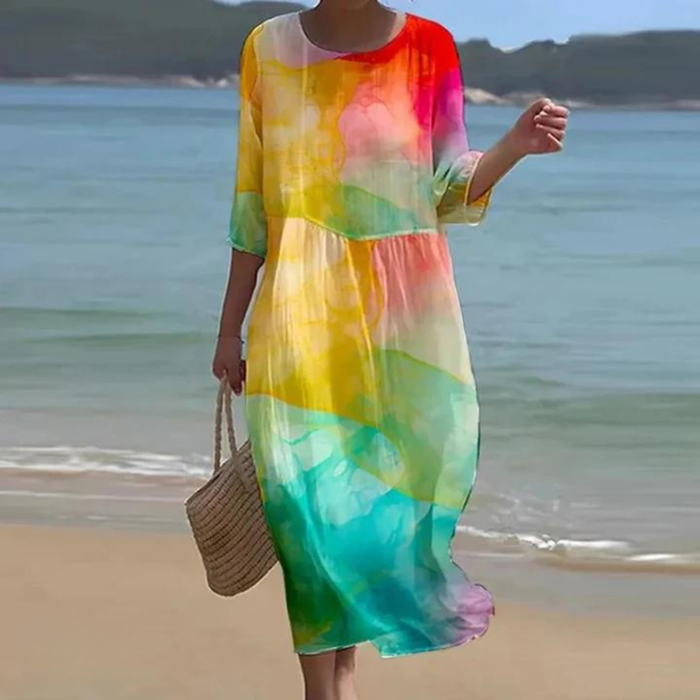 Vilma | Rochie care ascunde burtica și evidențiază eleganța