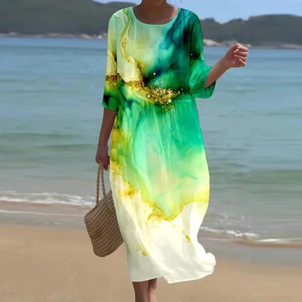 Vilma | Rochie care ascunde burtica și evidențiază eleganța