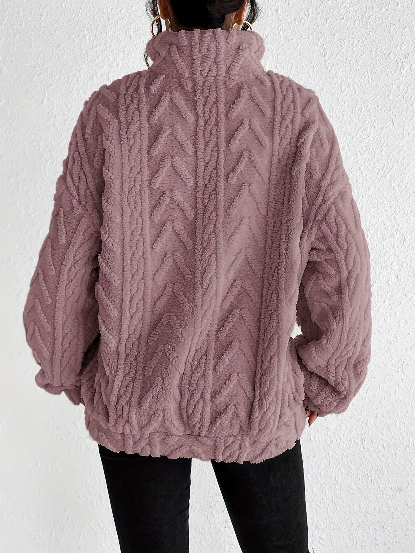 Viorica| Pulover Elegant din Fleece