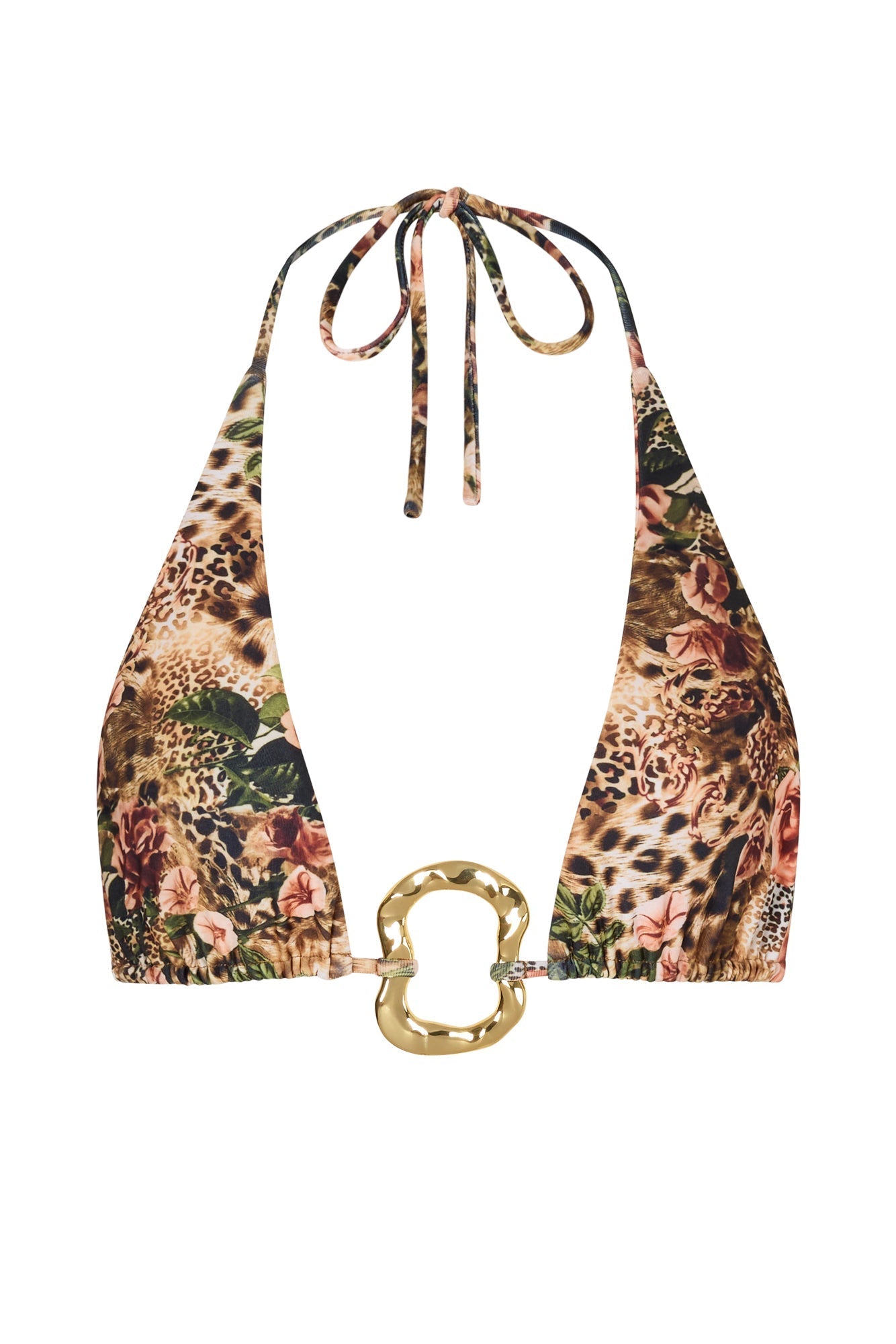 Top Nikolett - Imprimeu Leopard Roz
