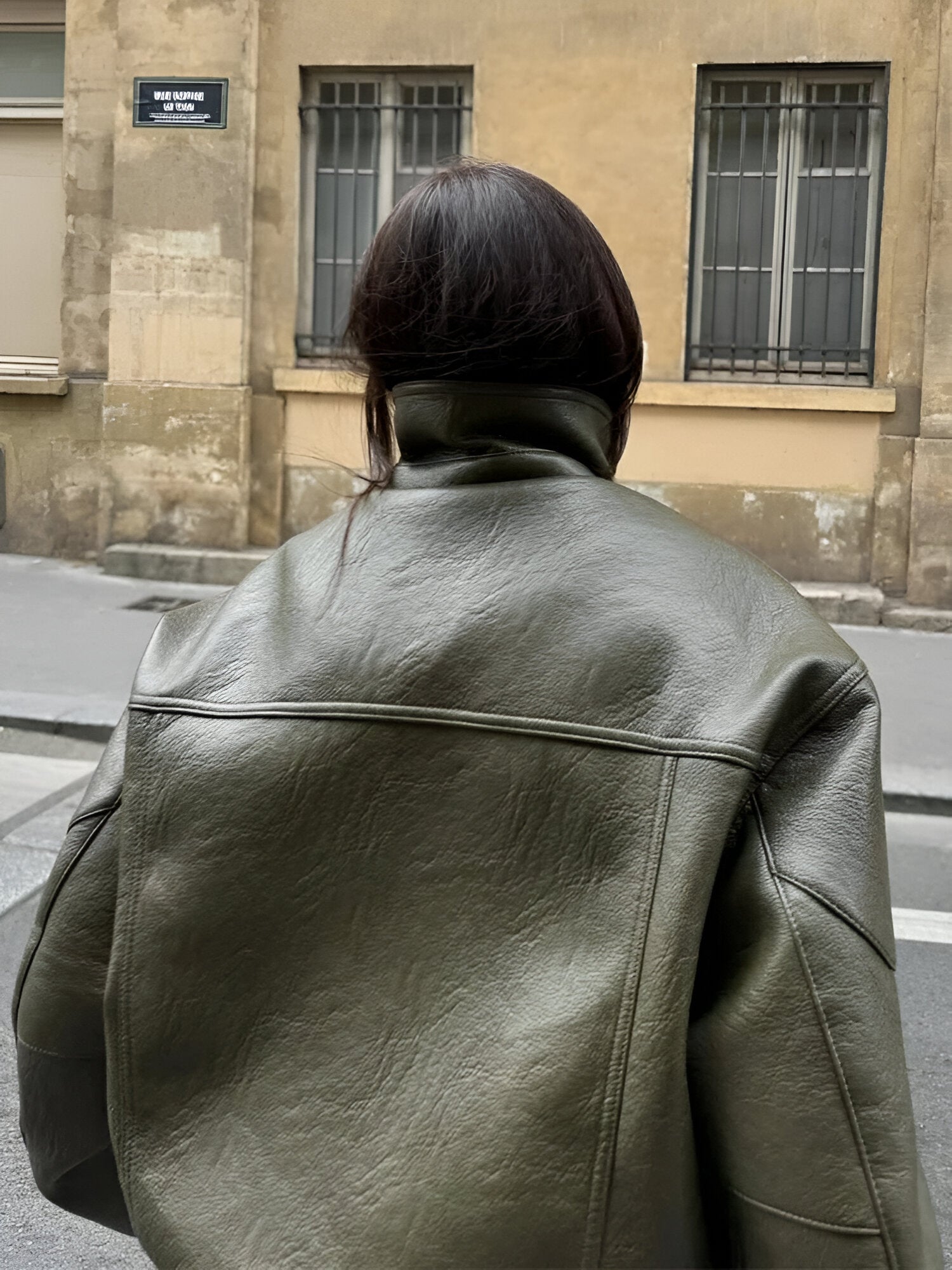 Sienna - Jachetă vintage din piele pentru toamnă