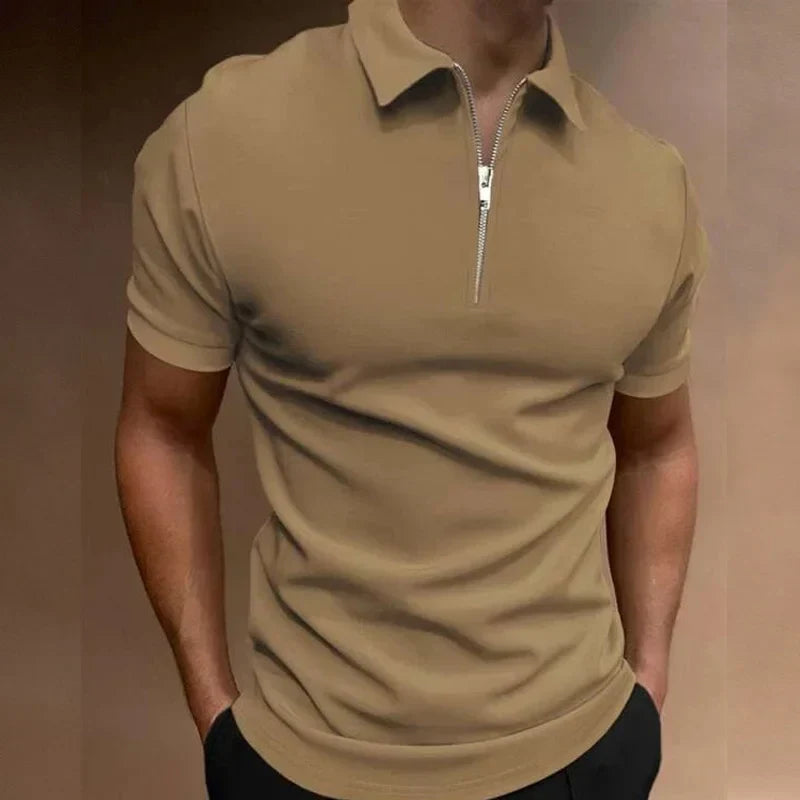 Vlad | Tricou Polo cu Fermuar Clasic 2+1 Gratuit