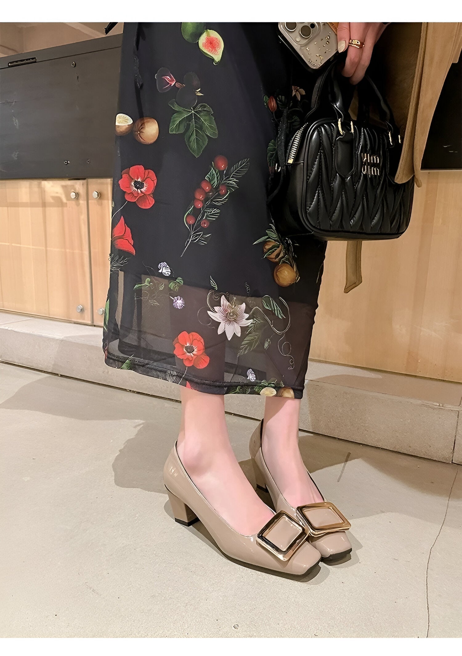 Capucine – Pantofi cu toc metalici