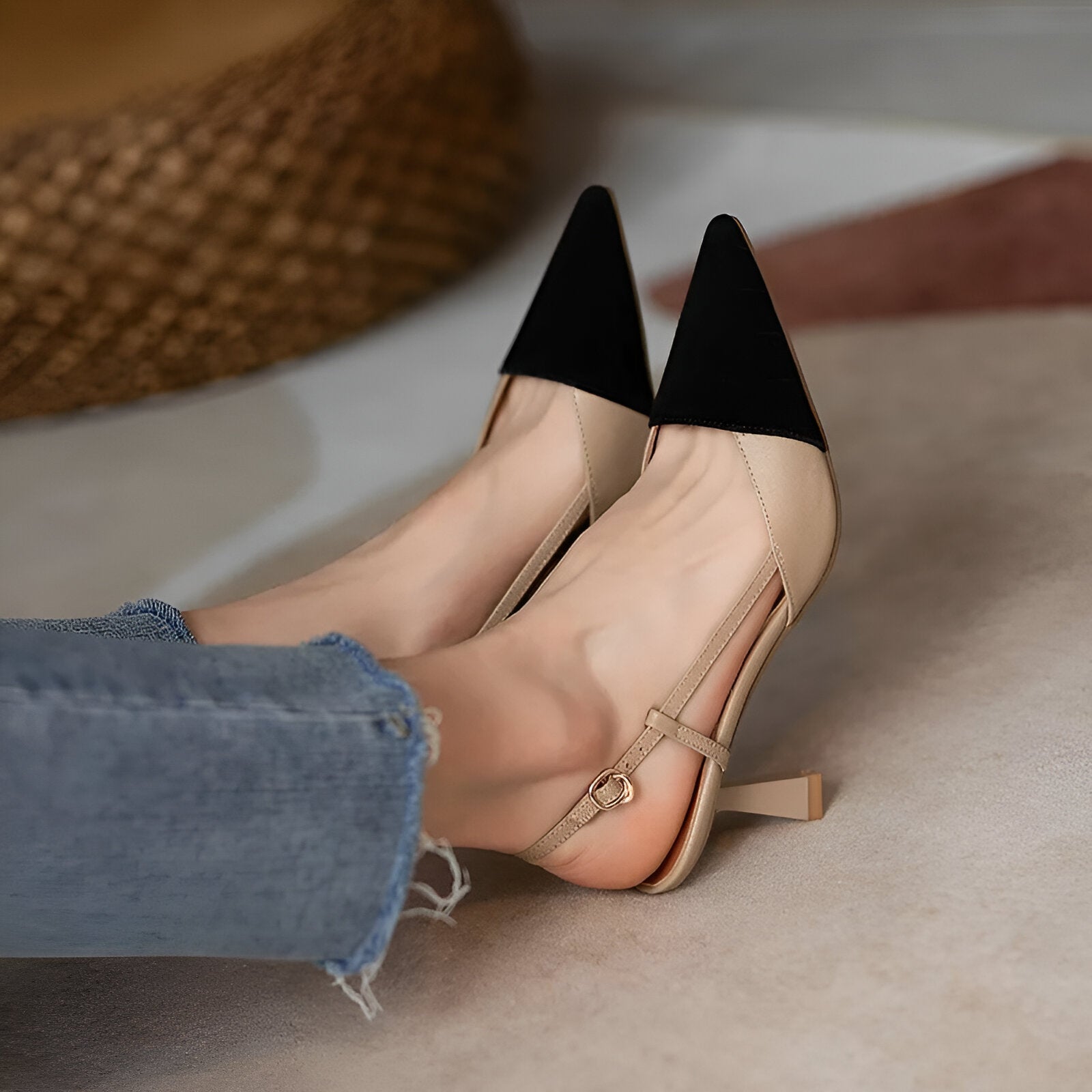Dahlia – Pantofi cu toc tip slingback