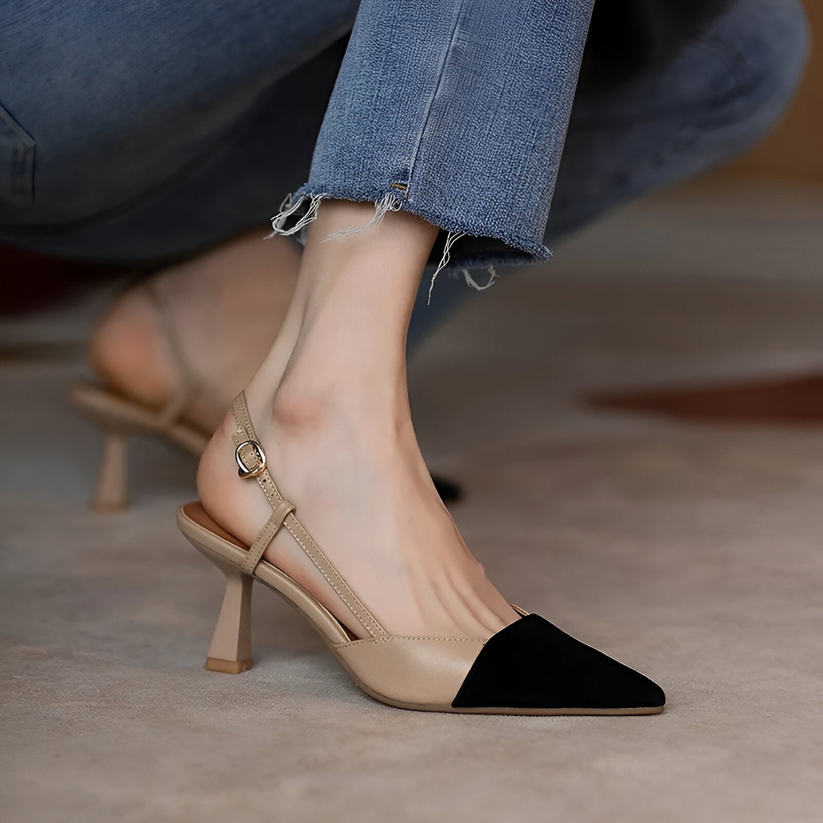 Dahlia – Pantofi cu toc tip slingback