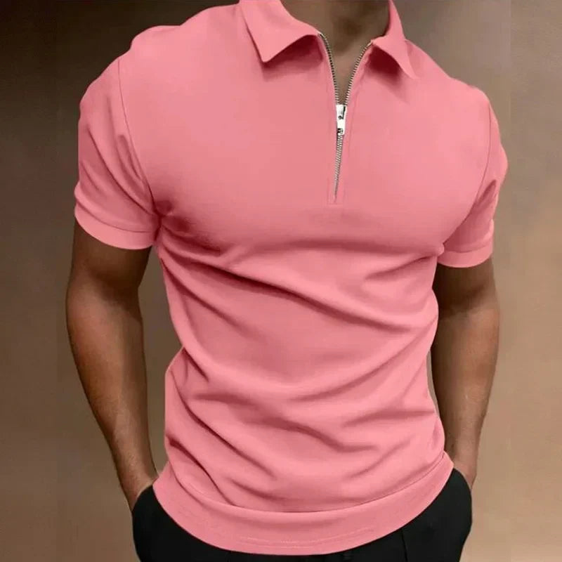 Vlad | Tricou Polo cu Fermuar Clasic 2+1 Gratuit