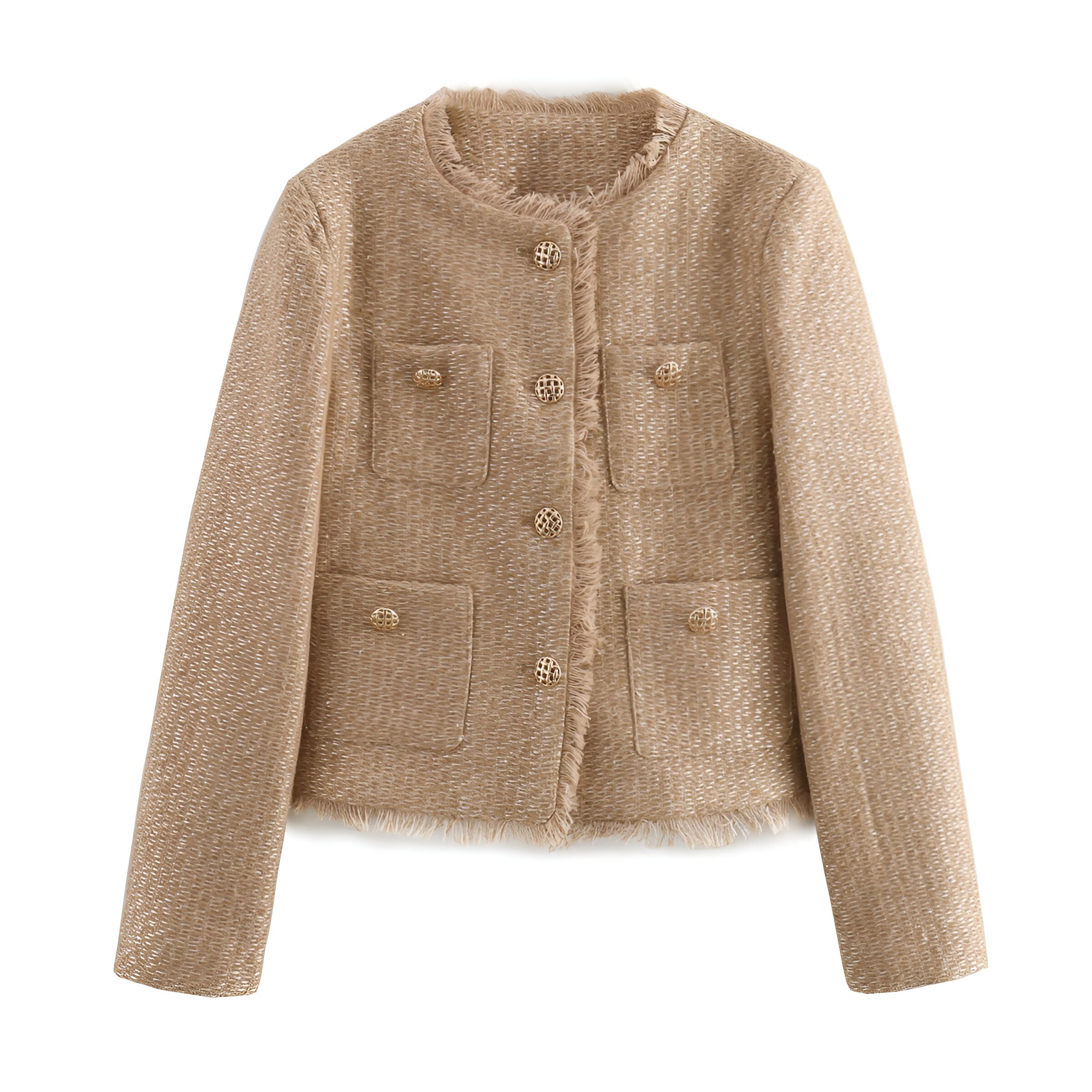 Diana - Palton din tweed pentru toamnă