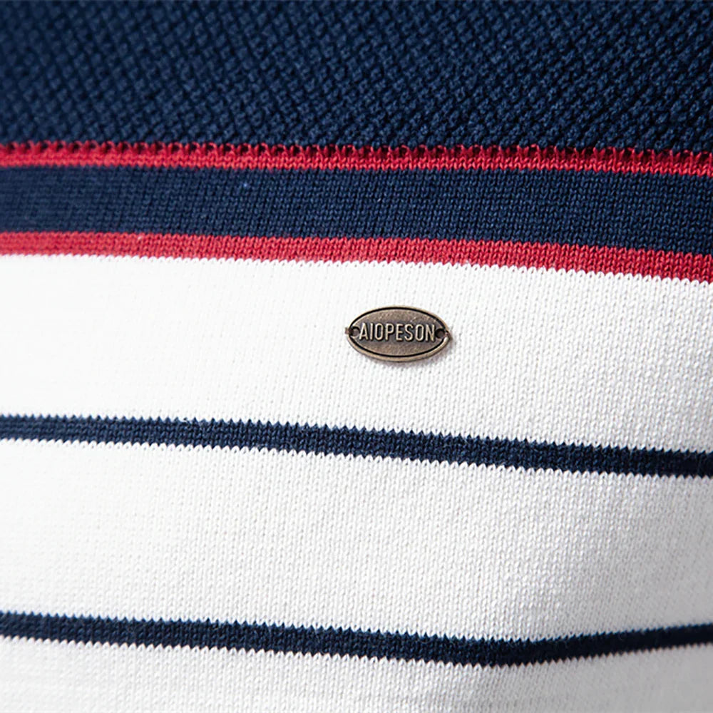 Pulover Bărbați cu Model Stripe