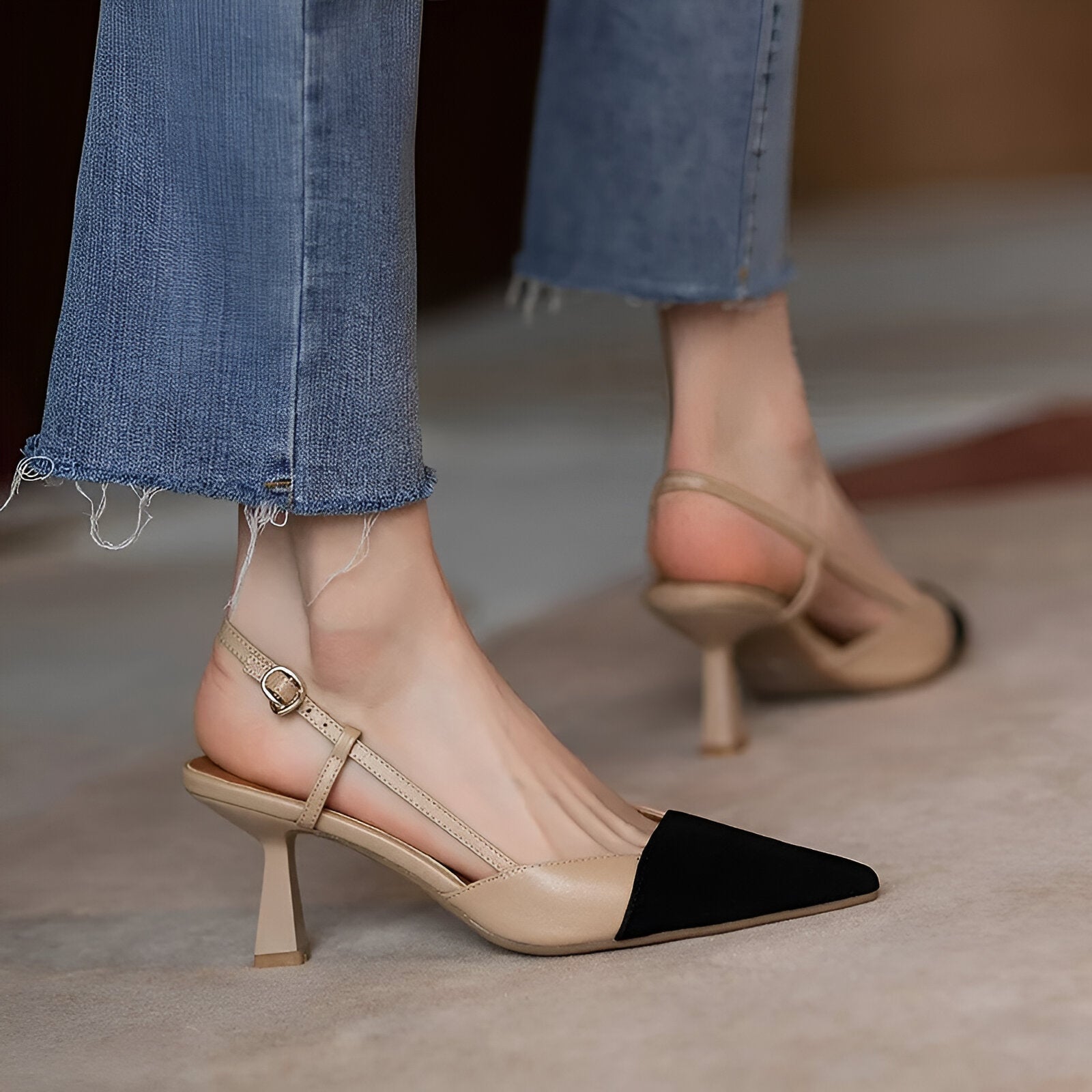 Dahlia – Pantofi cu toc tip slingback