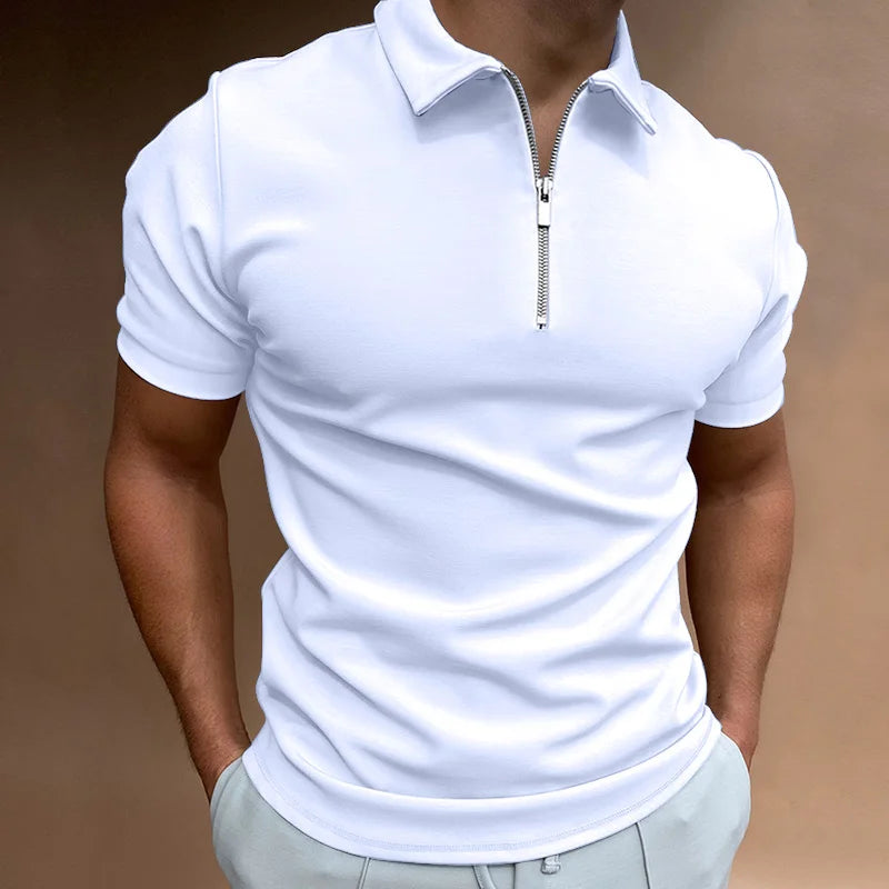 Vlad | Tricou Polo cu Fermuar Clasic 2+1 Gratuit