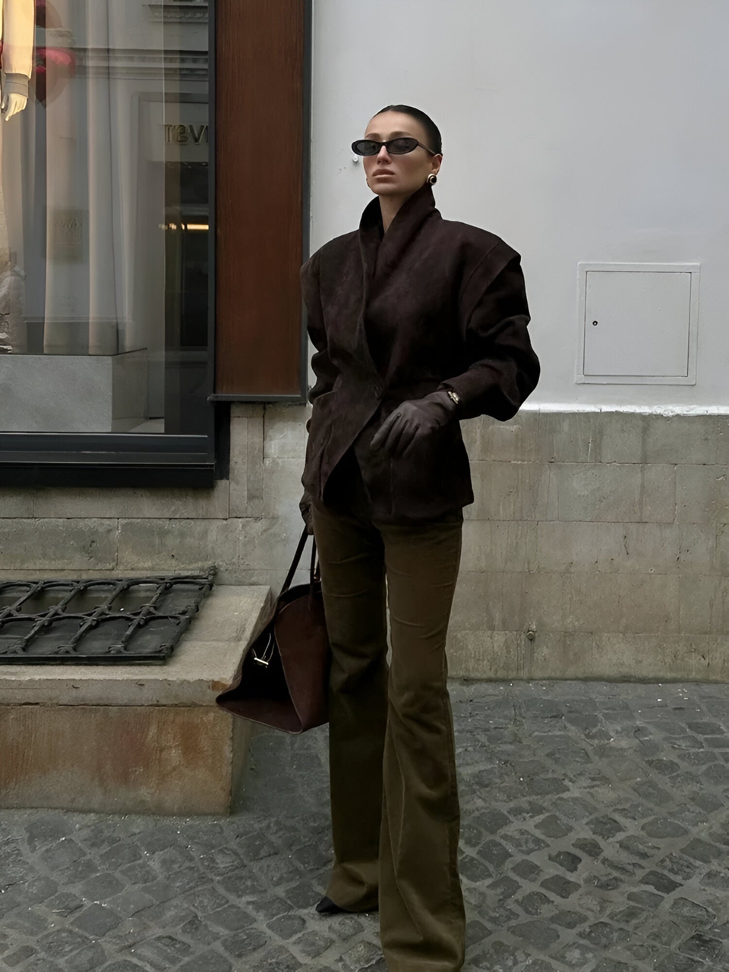Lina - Jachetă din suede pentru toamnă