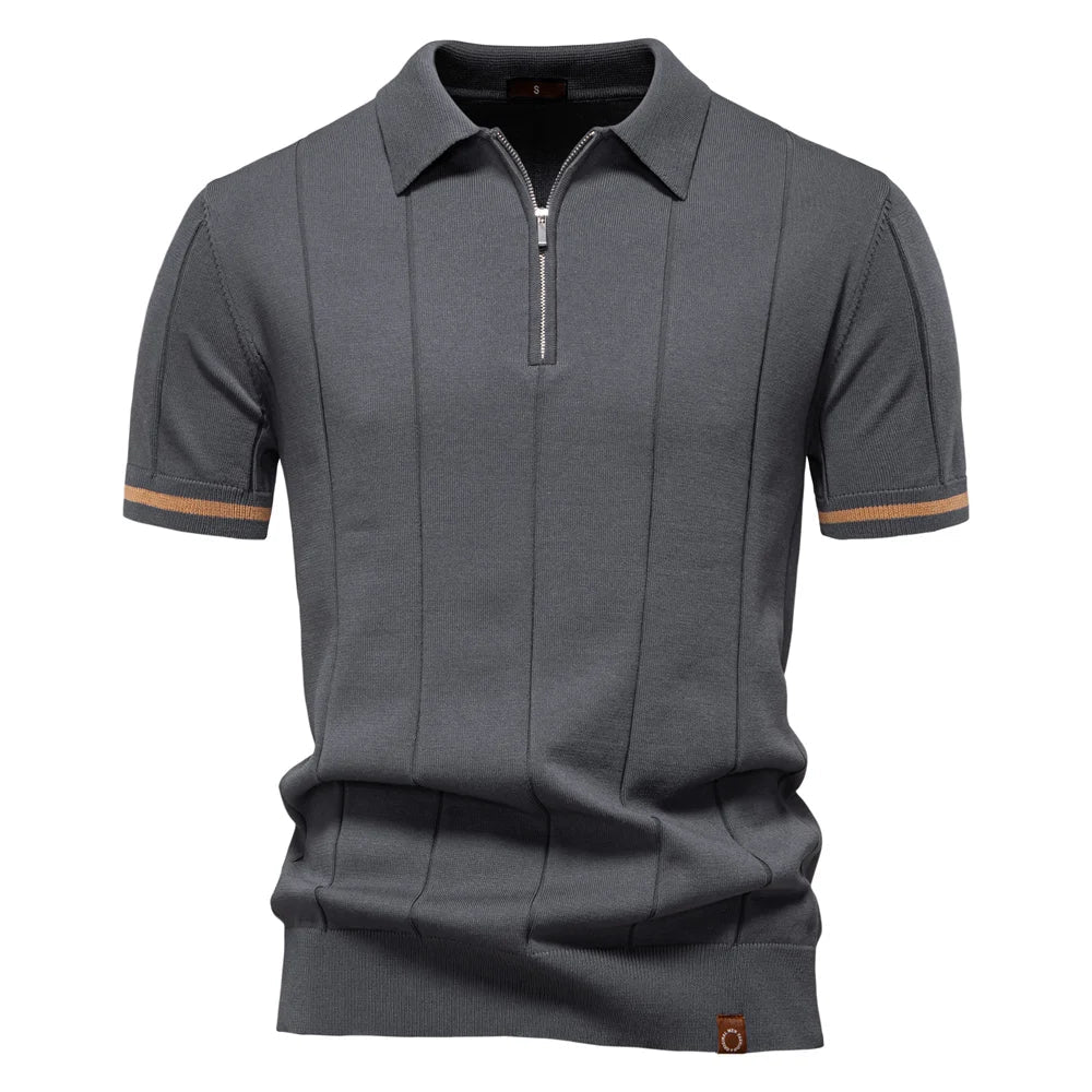 Laluna® | Polo de vară cu fermoar