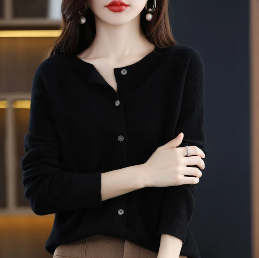 Irina | Cardigan Elegant cu Nasturi