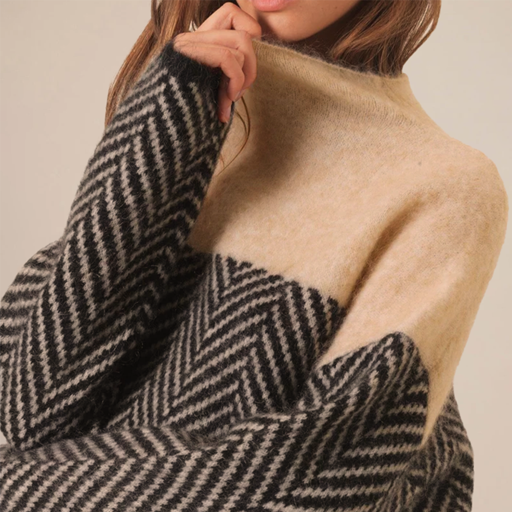 Gabriela | Pulover Moale cu Guler