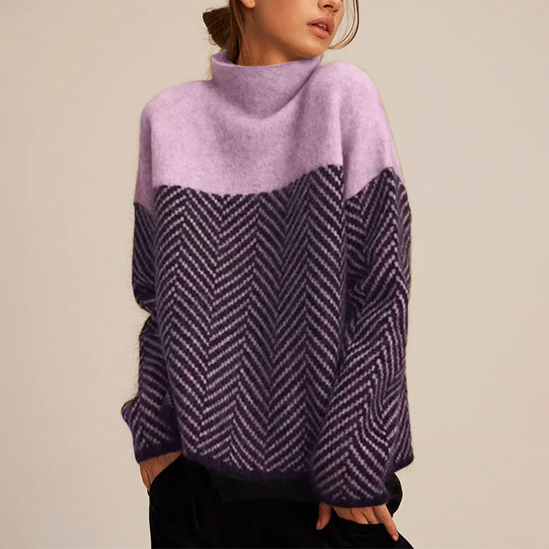 Gabriela | Pulover Moale cu Guler