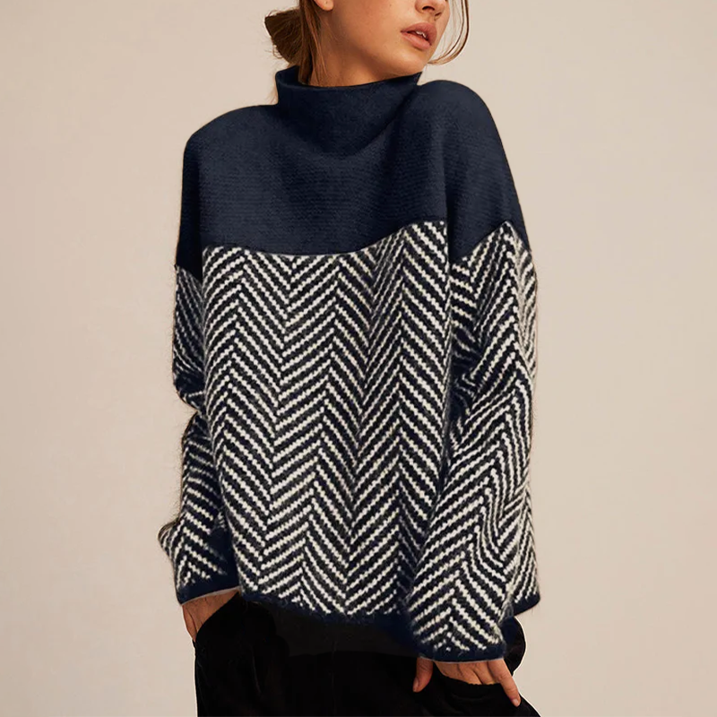 Gabriela | Pulover Moale cu Guler
