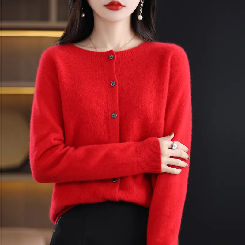 Irina | Cardigan Elegant cu Nasturi