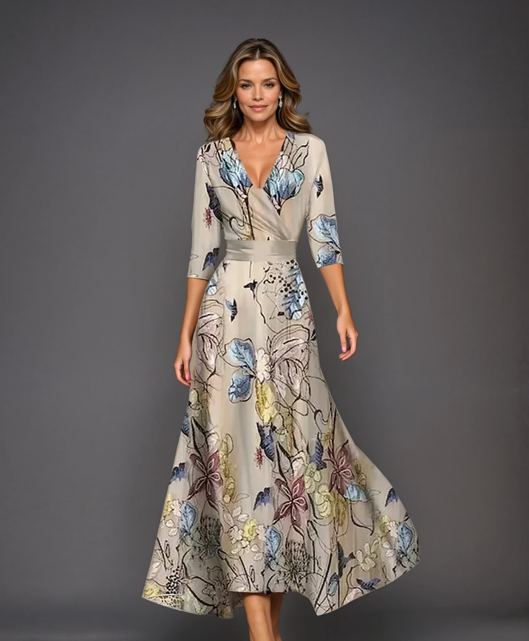 Yssa | Rochie florală elegantă