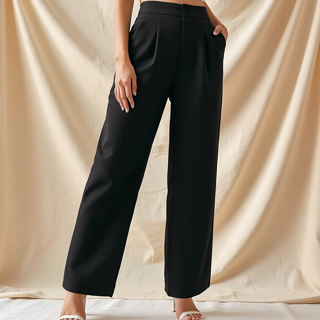 Hélène – Pantaloni cu talie înaltă