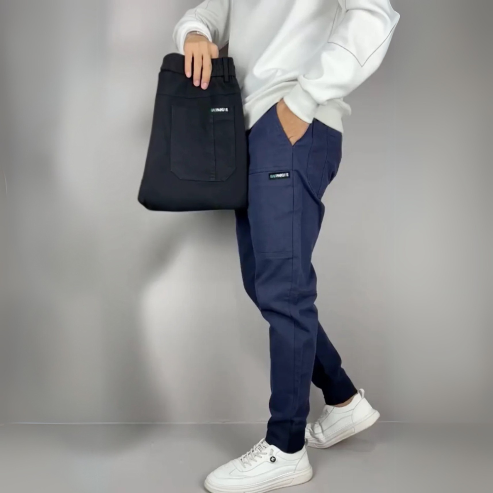Matei | Jeans cargo elastici