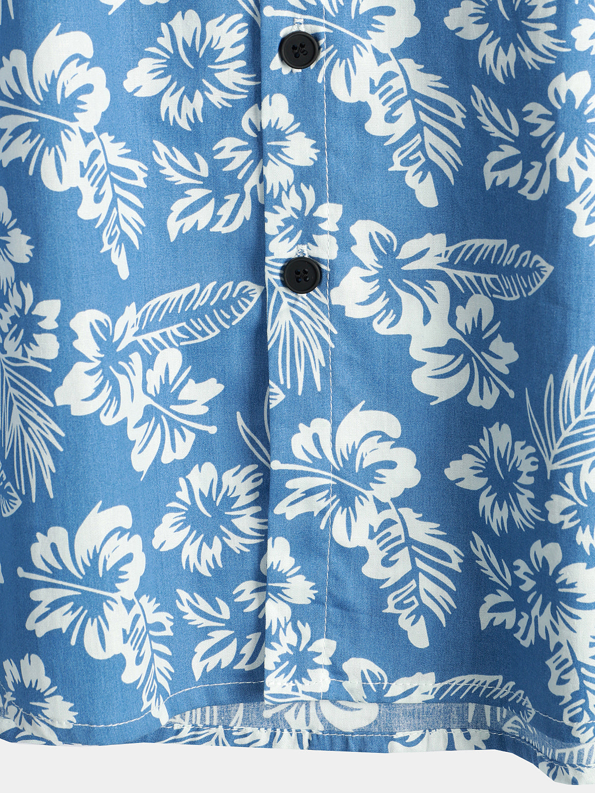Bluză hawaiană cu mâneci scurte și model floral