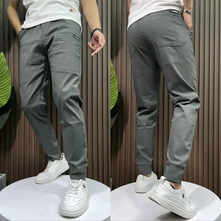 Matei | Jeans cargo elastici