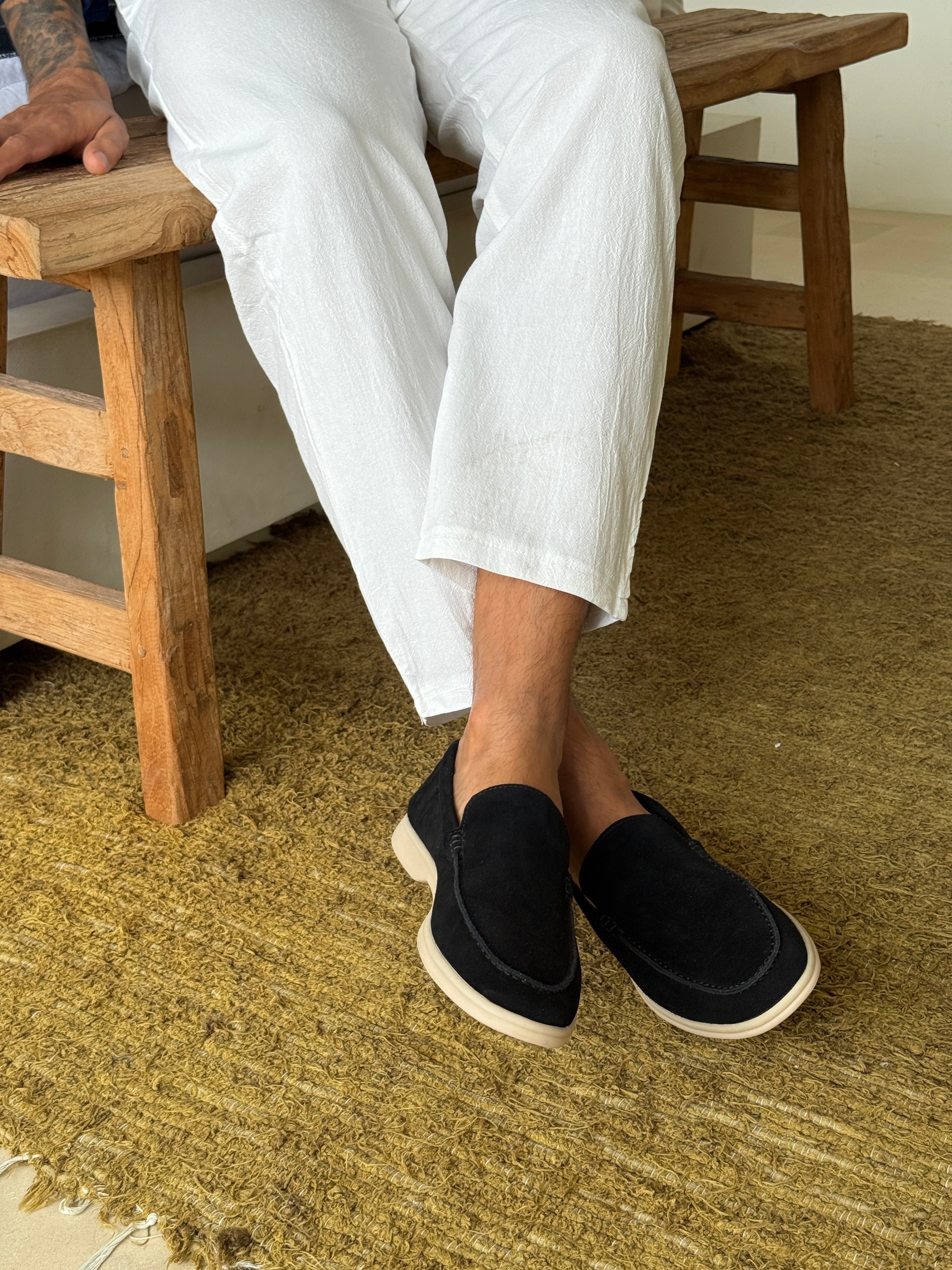 Loafers din Suede Monaco Old Money