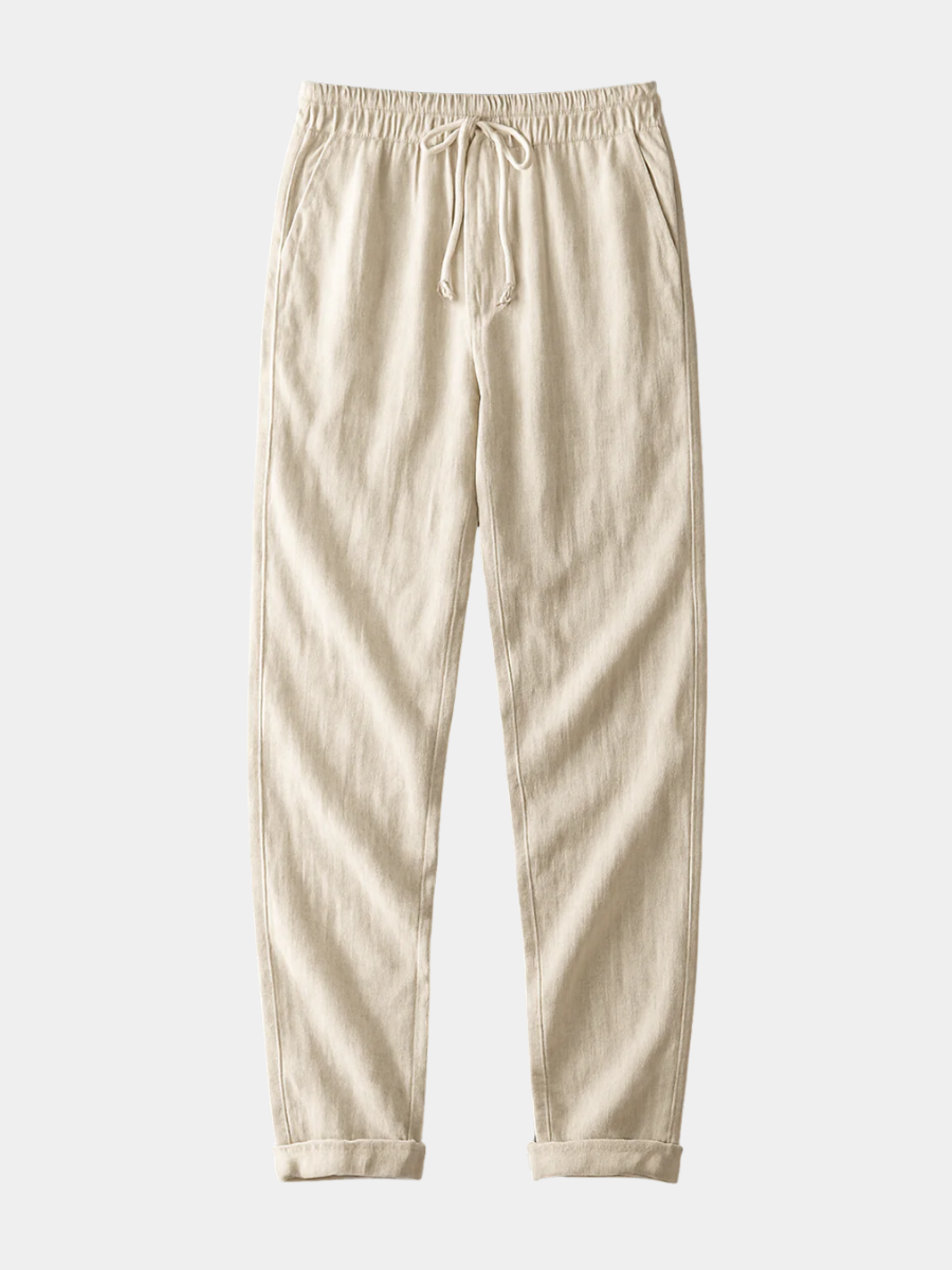 Pantaloni din in rosso elegant