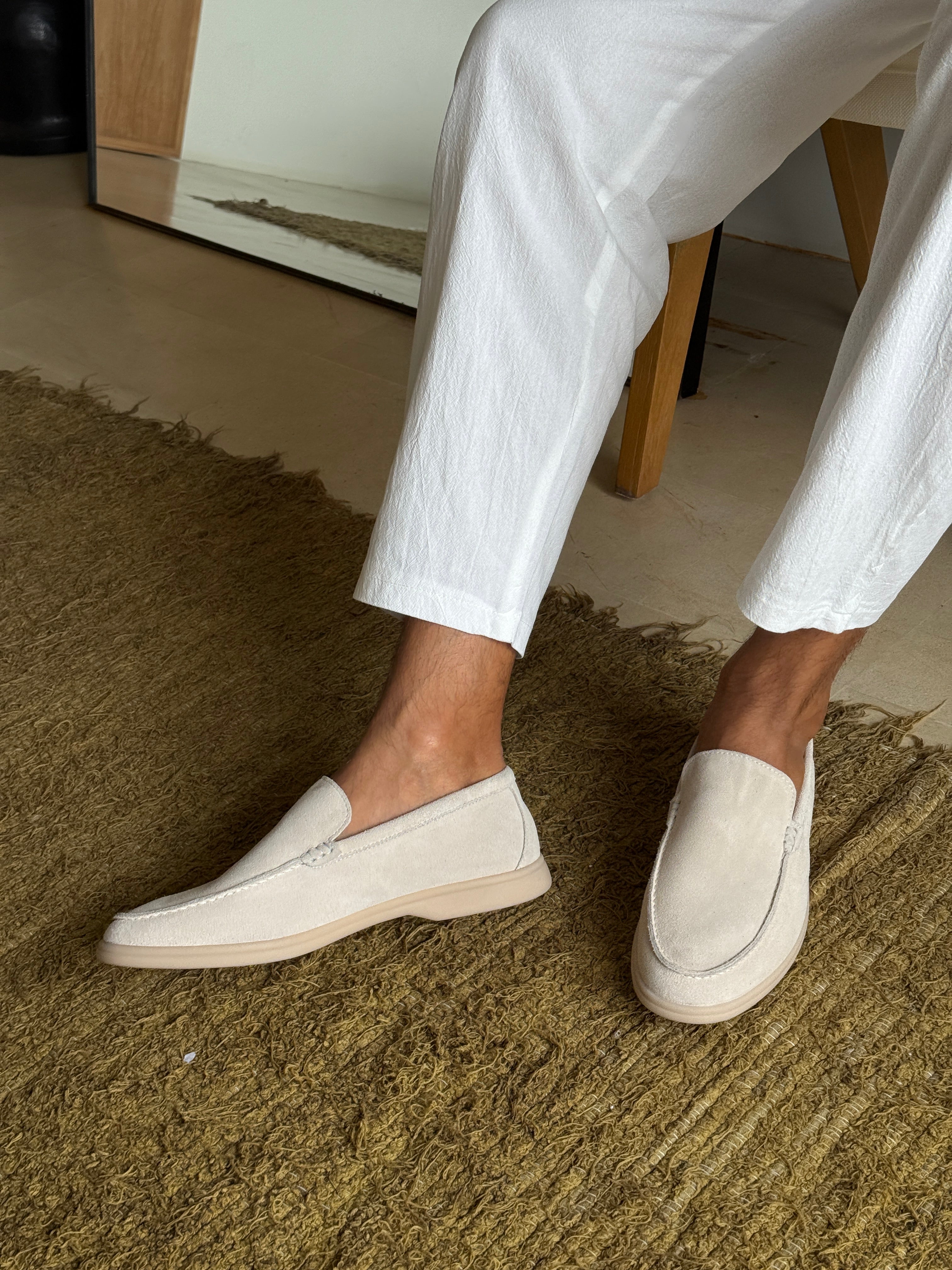 Loafers din Suede Monaco Old Money