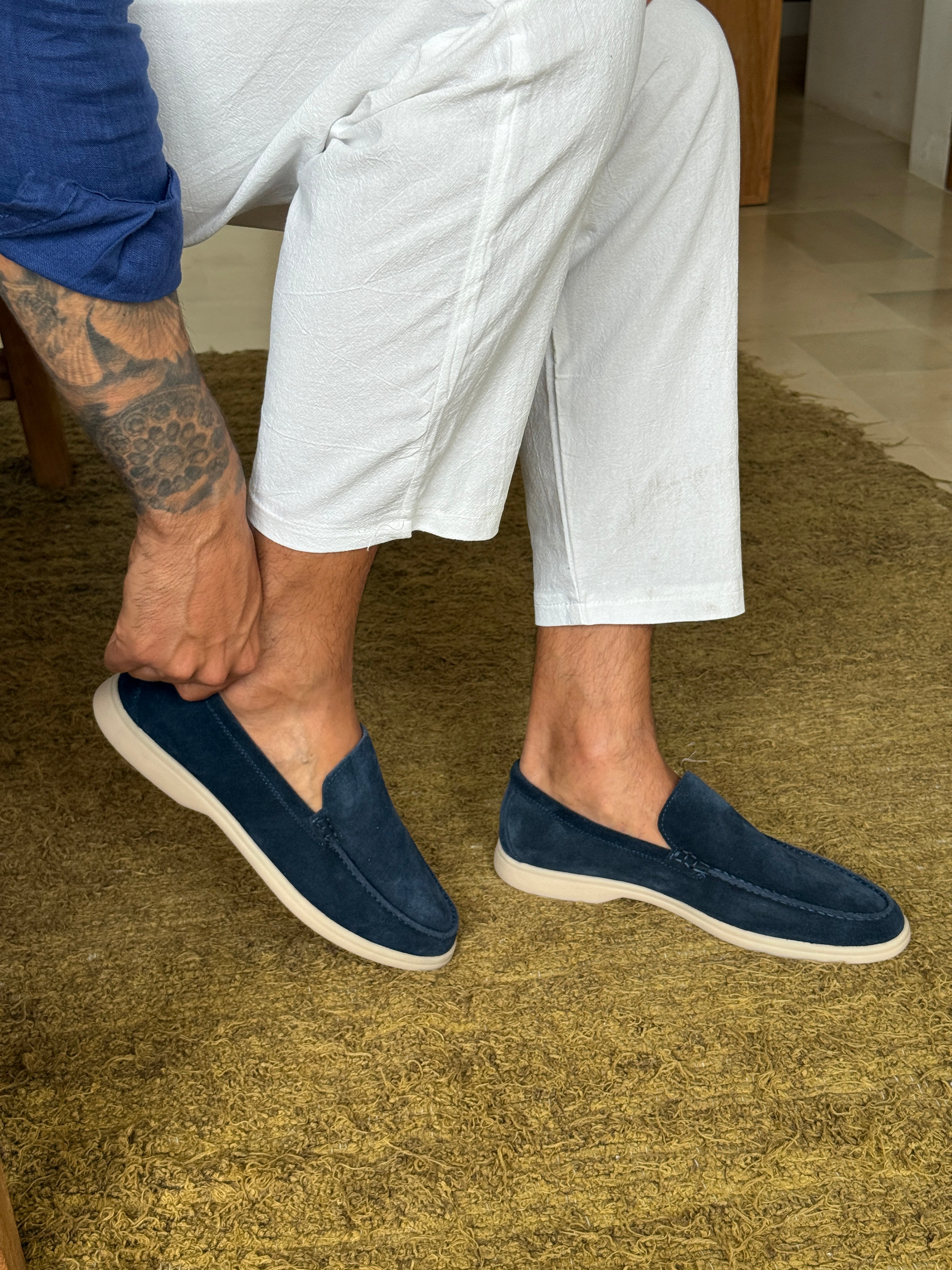 Loafers din Suede Monaco Old Money