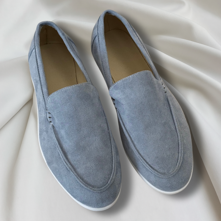 Loafers elegante din suede