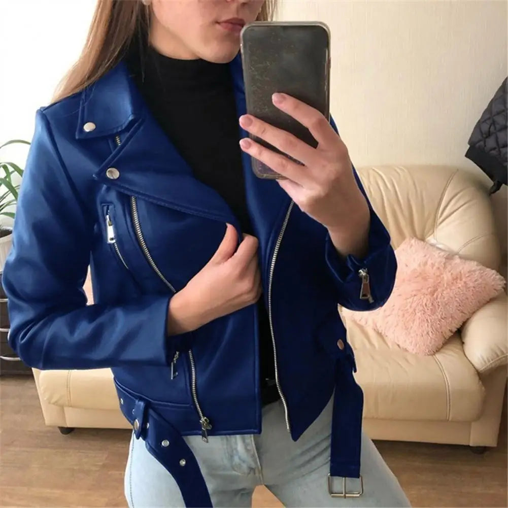 Pia | Jachetă din piele casual rezistentă