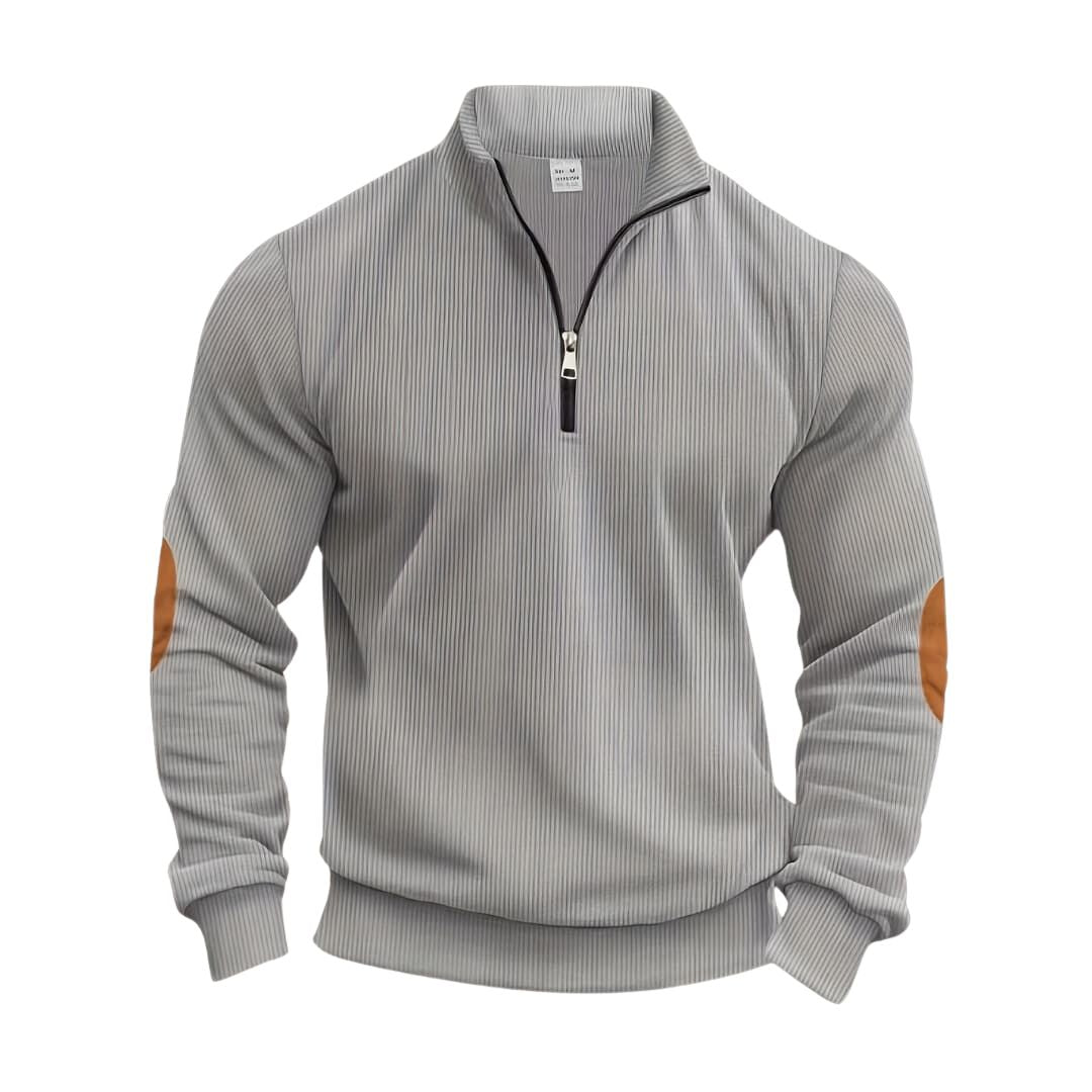 Pulover Trendy cu Fermoar Pe Jumătate