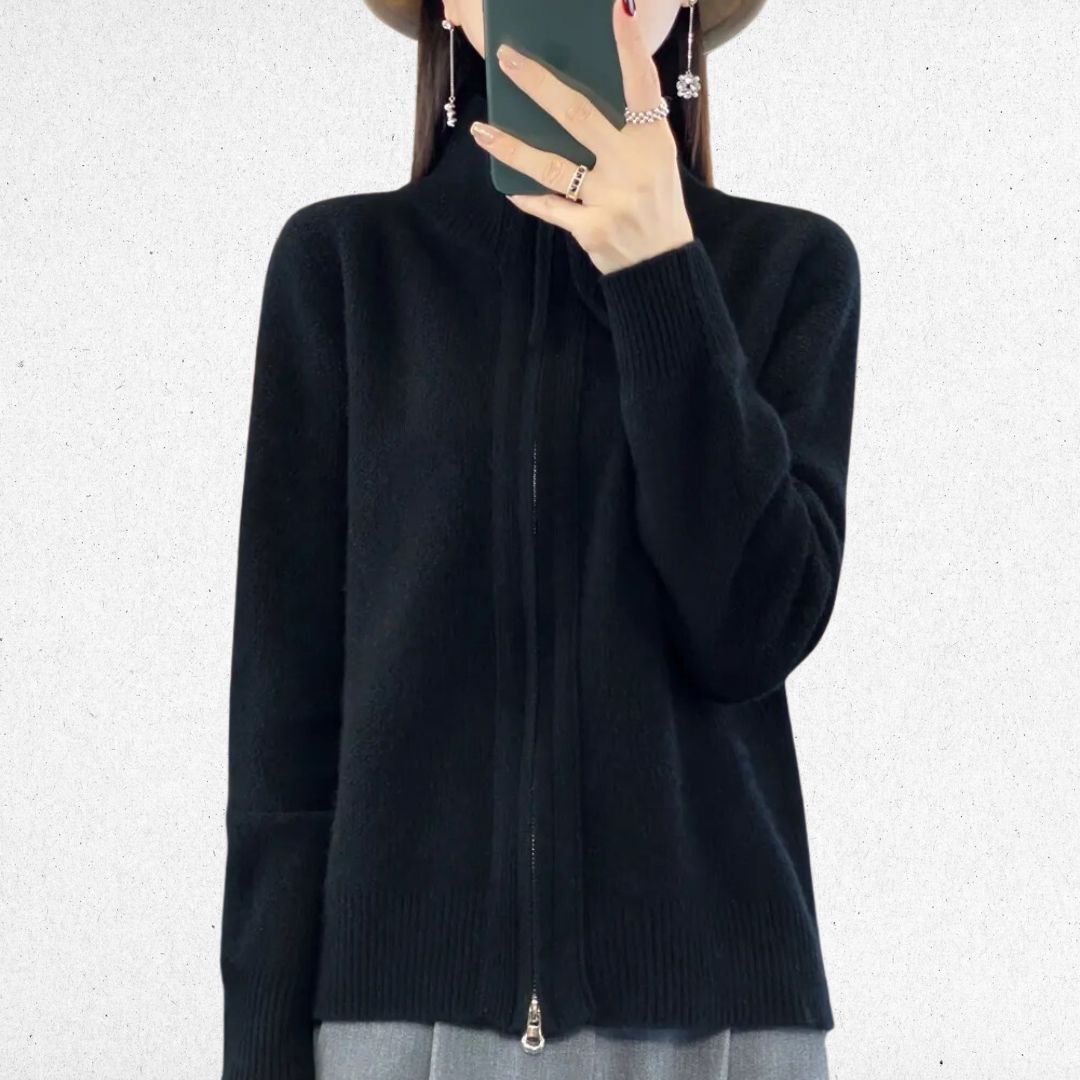 Mihaela | Cardigan Zip-Up Confortabil