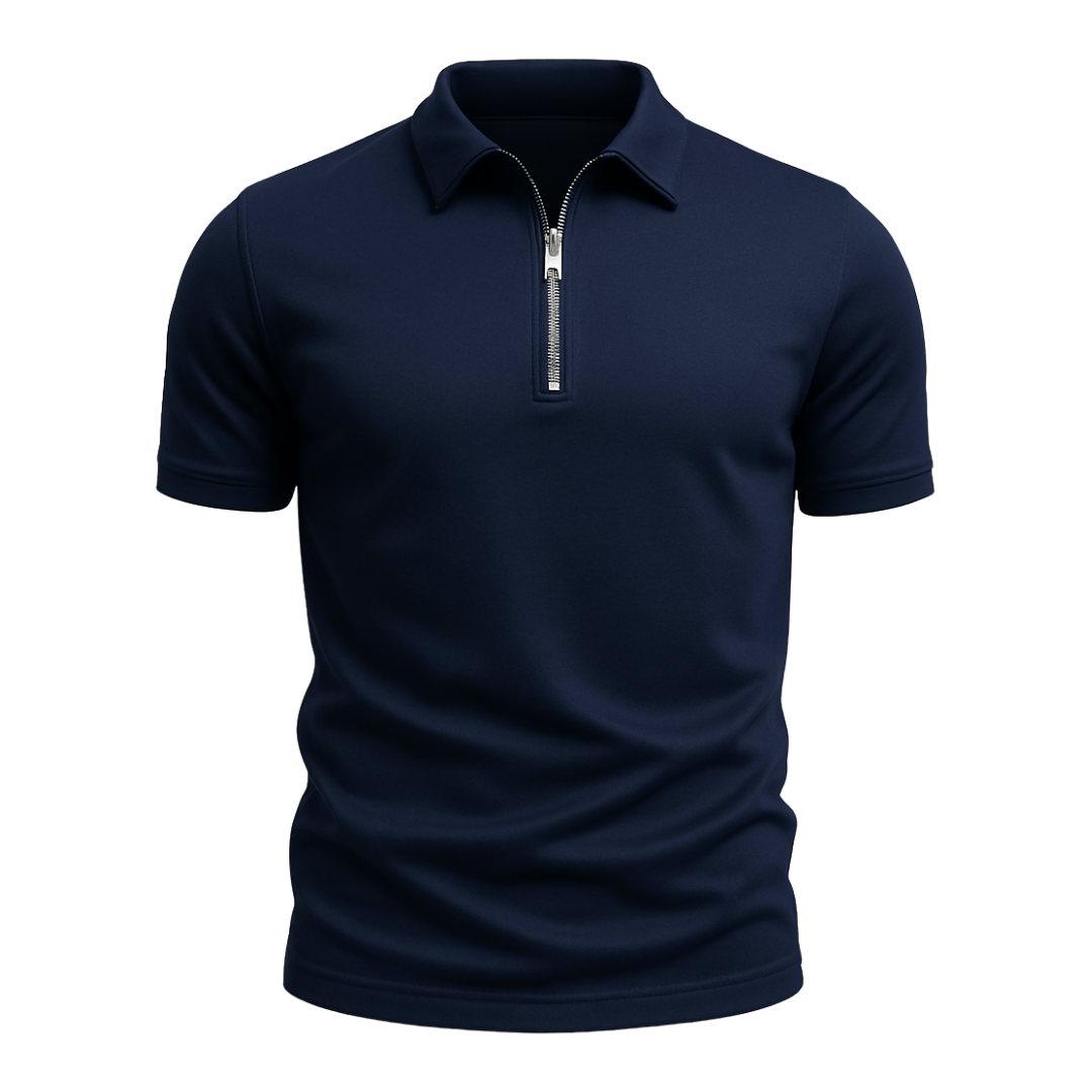 Vlad | Tricou Polo cu Fermuar Clasic 2+1 Gratuit