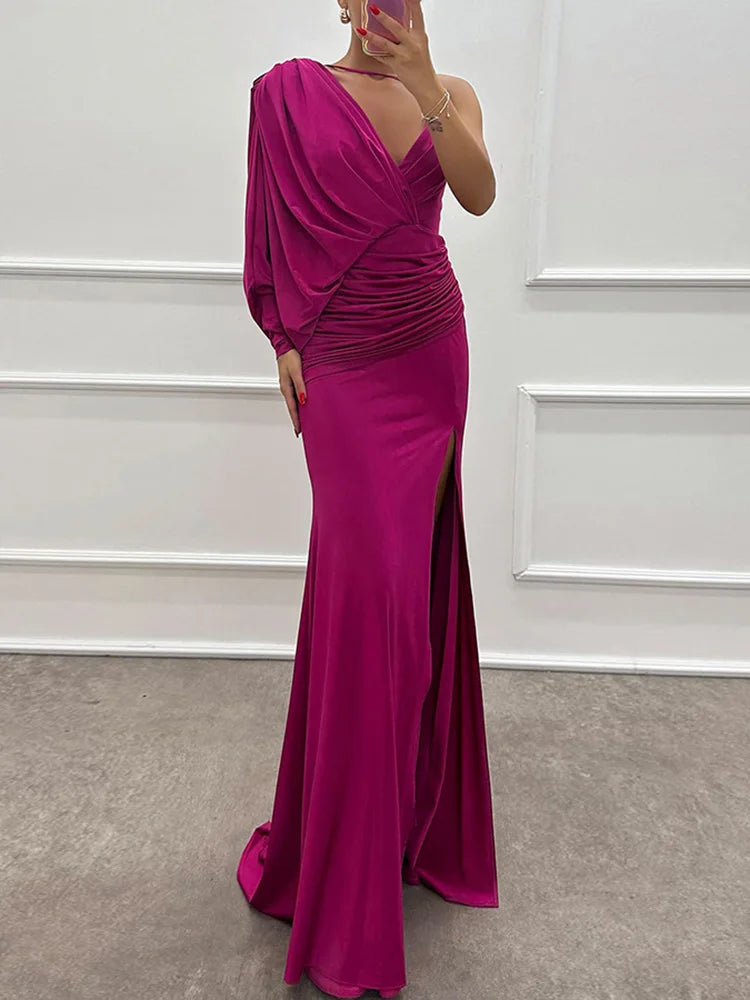 Iliana | Rochie cu Umăr Unic