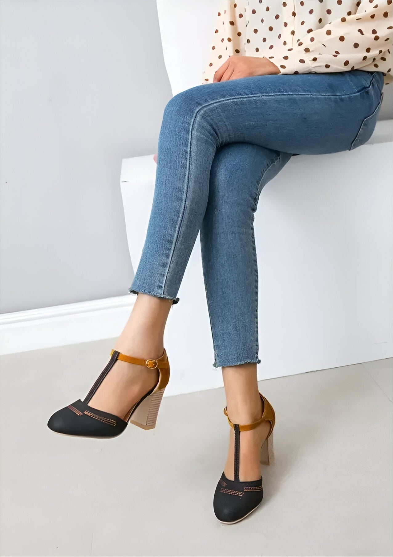 Marcella – Pantofi cu toc bloc