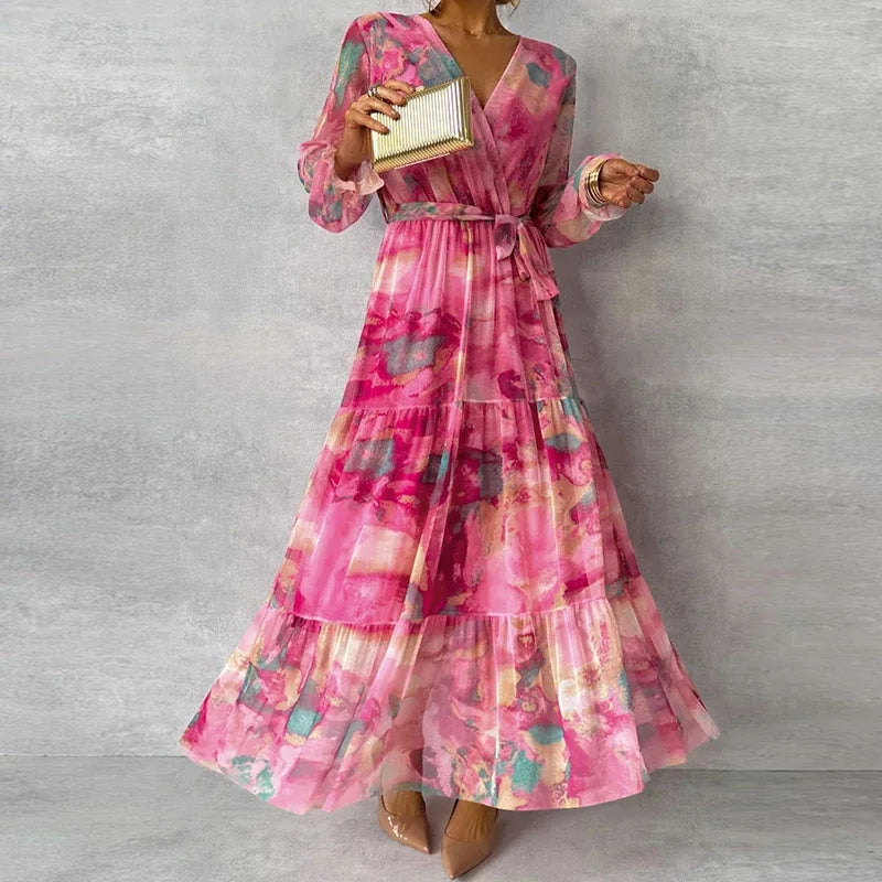 Emily - Rochie Florală Elegantă