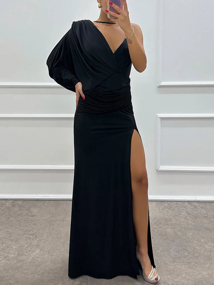Iliana | Rochie cu Umăr Unic