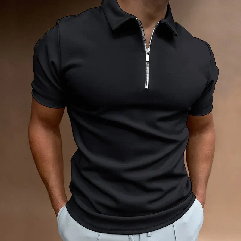 Vlad | Tricou Polo cu Fermuar Clasic 2+1 Gratuit