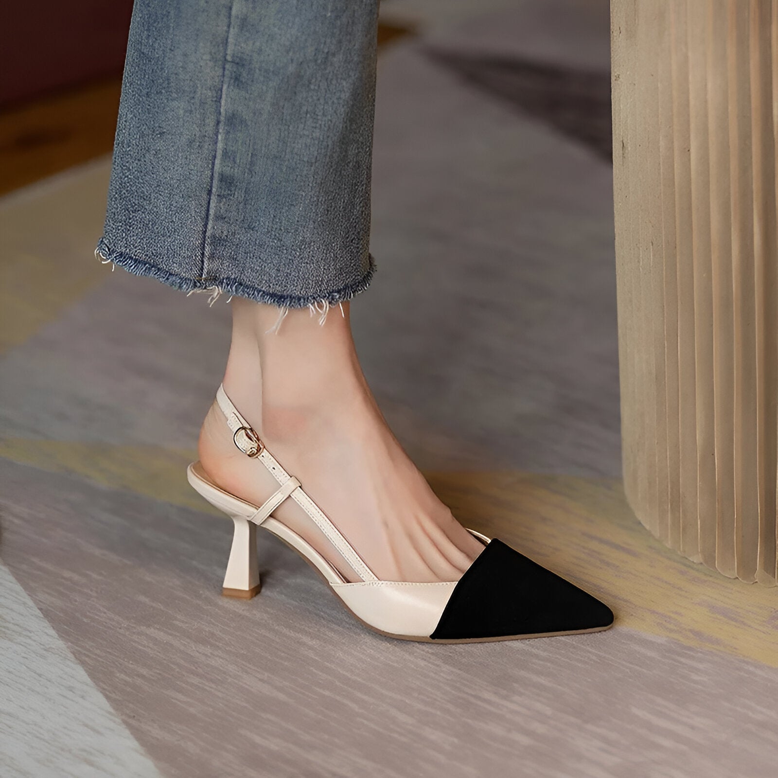 Dahlia – Pantofi cu toc tip slingback
