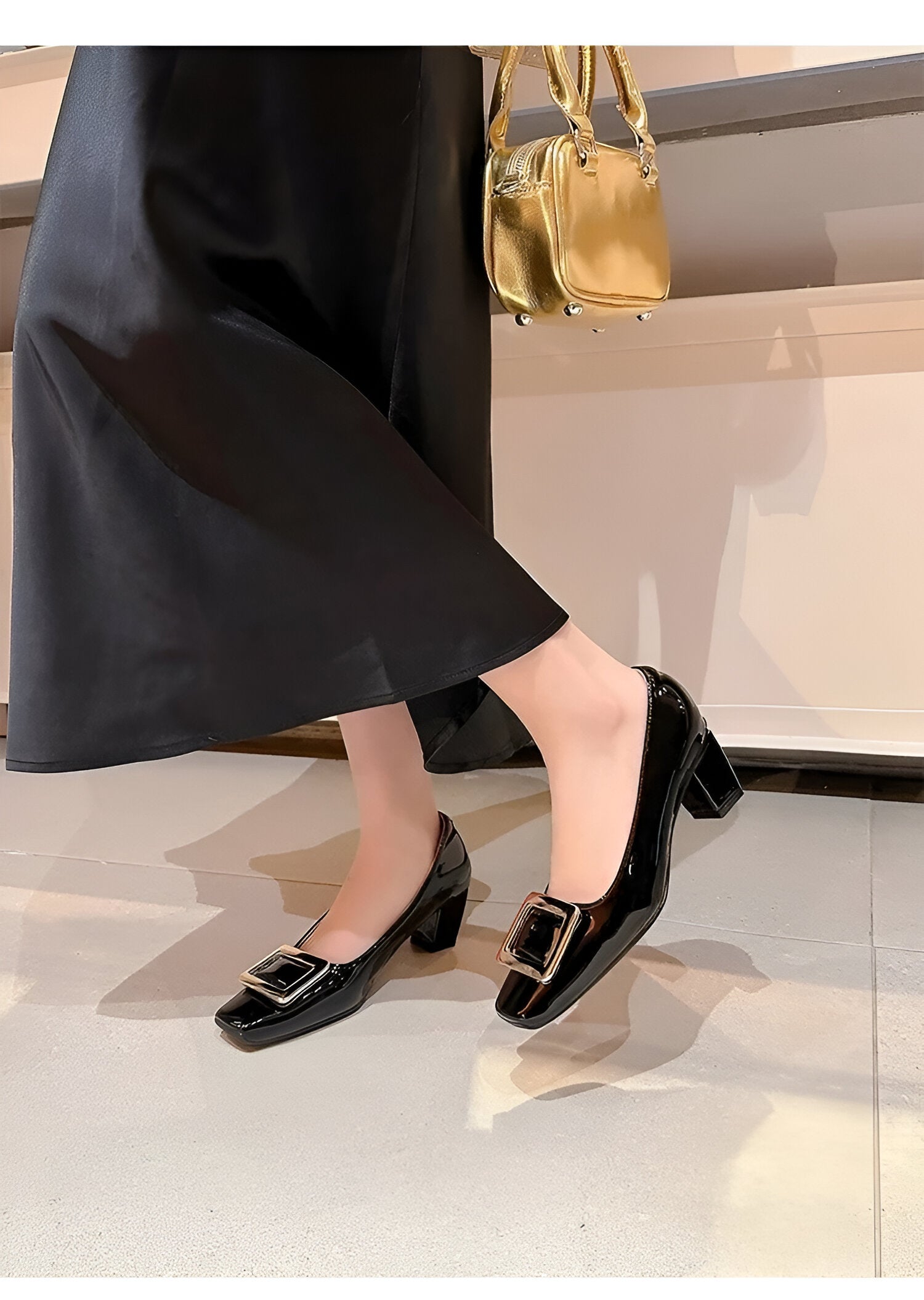 Capucine – Pantofi cu toc metalici